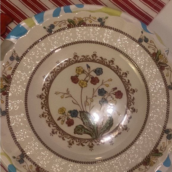 Copeland salad plates lot of 4 Beautiful salad plates no chips awesome colors - Picture 3 of 5